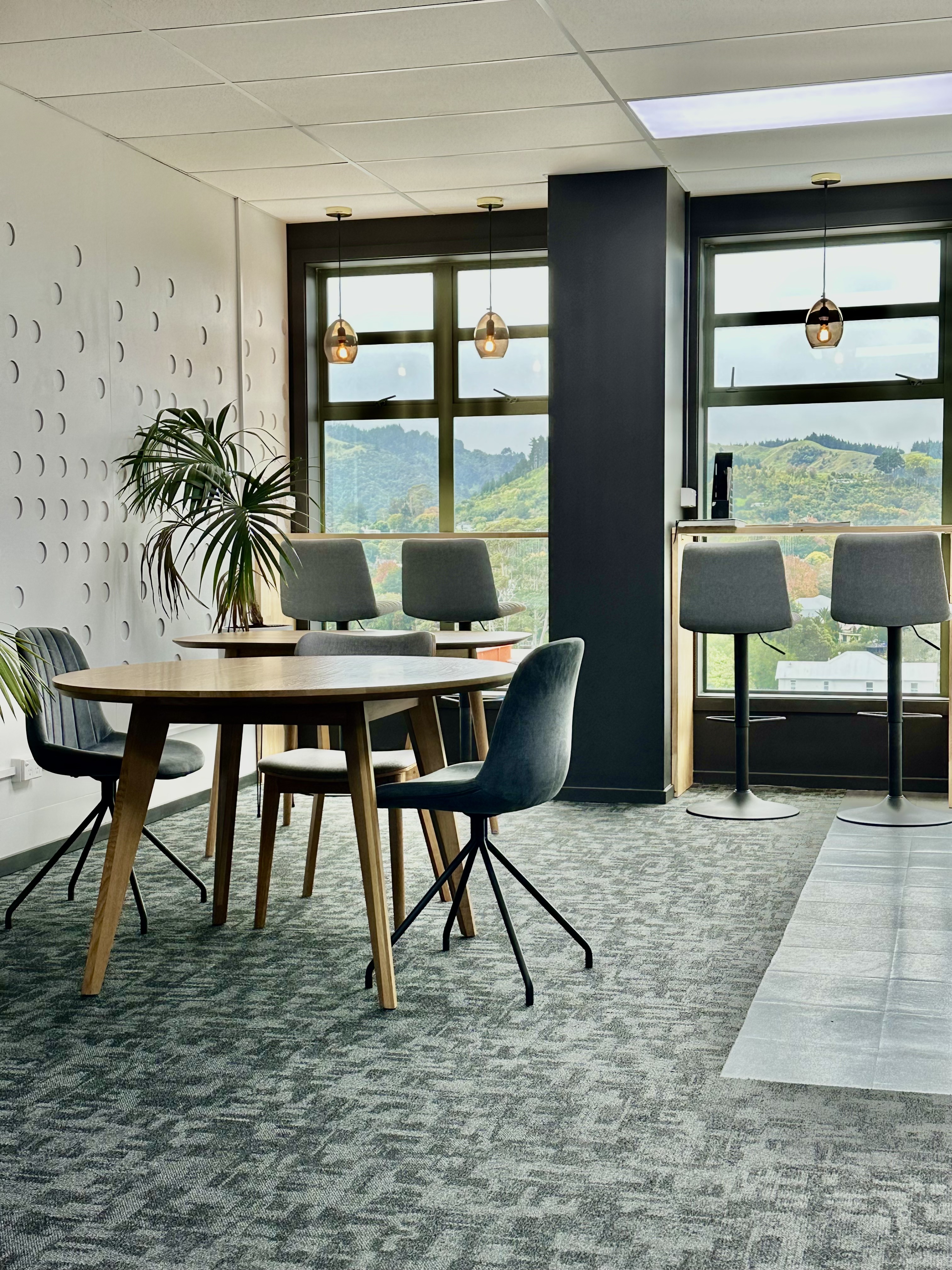 Breakout lounge with mountain views at 74 Grey Street Gisborne